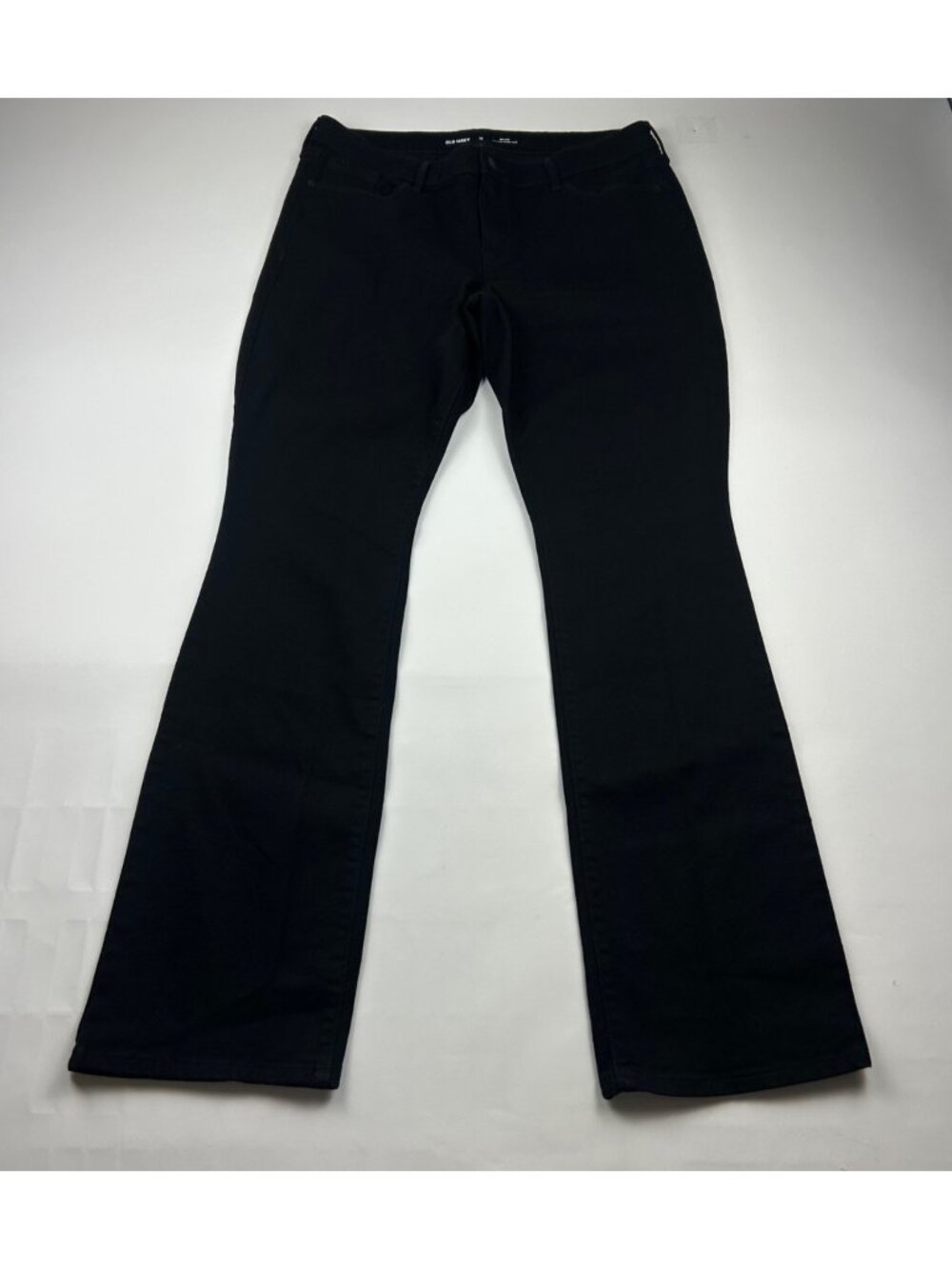 LONG Old Navy Black Stretch Denim Bootcut Jeans 14L